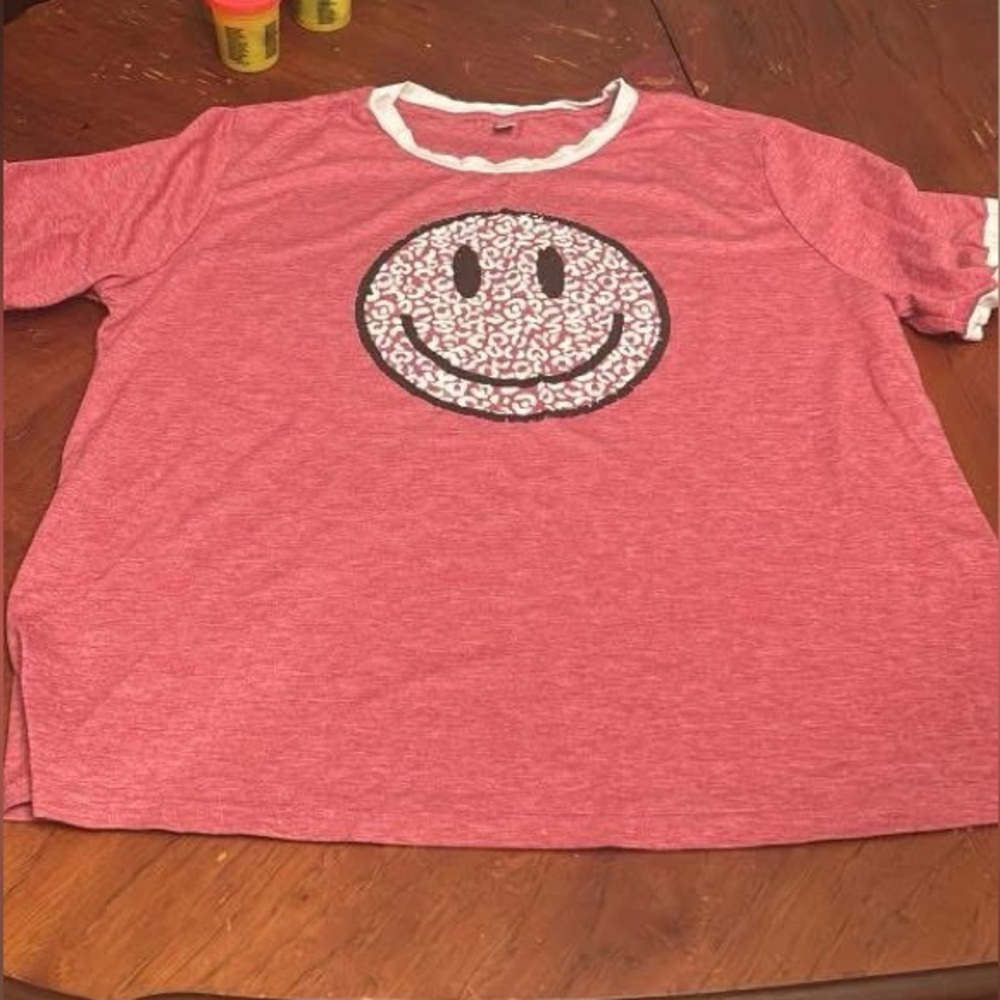 Red Smiley Face T-Shirt